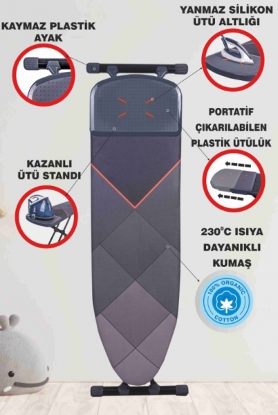 Devecioğlu Harbinger Alfaboard MM152 Ütü Masası