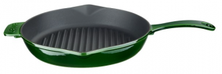 Lava Döküm Yuvarlak Metal Saplı Izgara Tavası 28 cm
