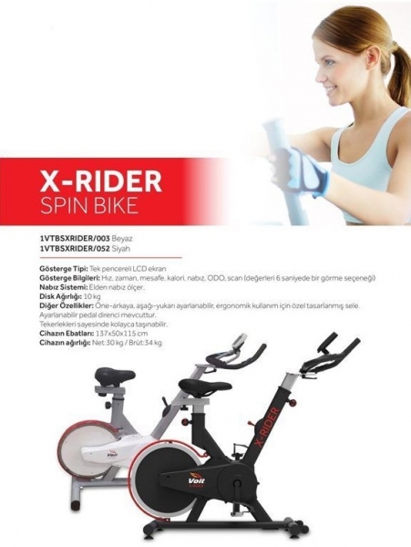 Voit X-Rider Spin Bike Dikey Bisiklet