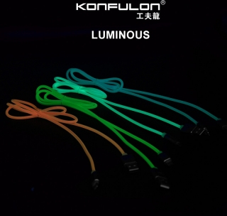 Konfulon S41 Fosforlu Şarj Kablosu