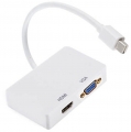 Wozlo Mini DisplayPort to VGA HDMI resim
