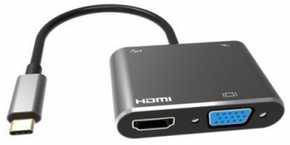 Vcom CU451 USB Type-C to HDMI VGA USB 3.0 Type-C Dönüştürücü