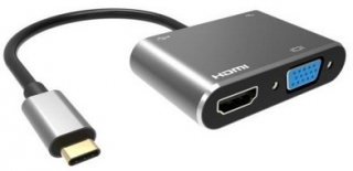 Vcom CU451 USB Type-C to HDMI VGA USB 3.0 Type-C Dönüştürücü