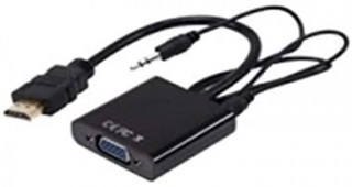 Vcom CG590-B HDMI to VGA AUX Dönüştürücü