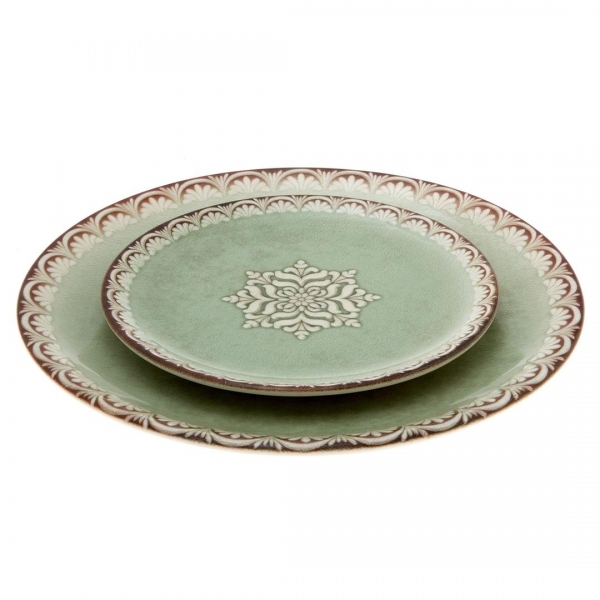 Jumbo Zest Green 18 Parça Yemek Takımı