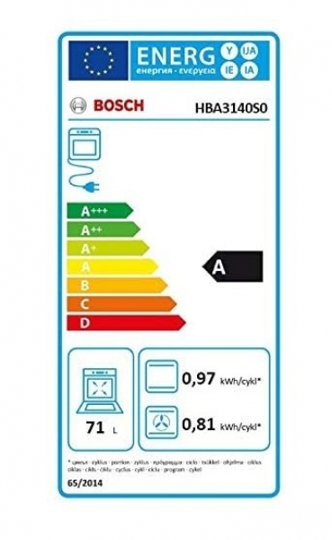 Bosch HBA3140S0 Ankastre Fırın
