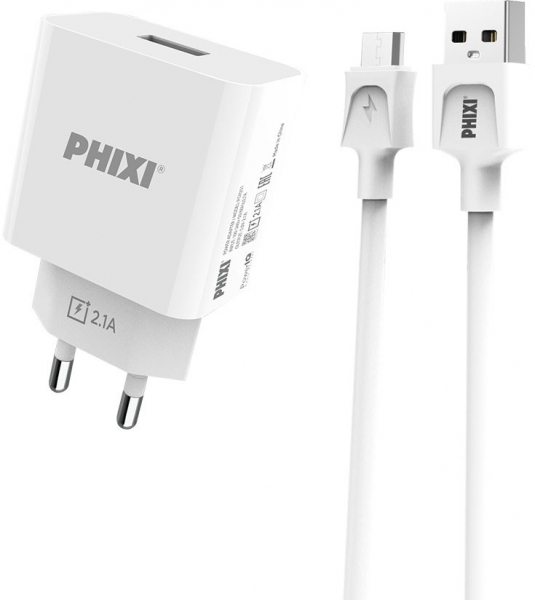 Phixi Force QCH251M Şarj Aleti (USB Micro-B)