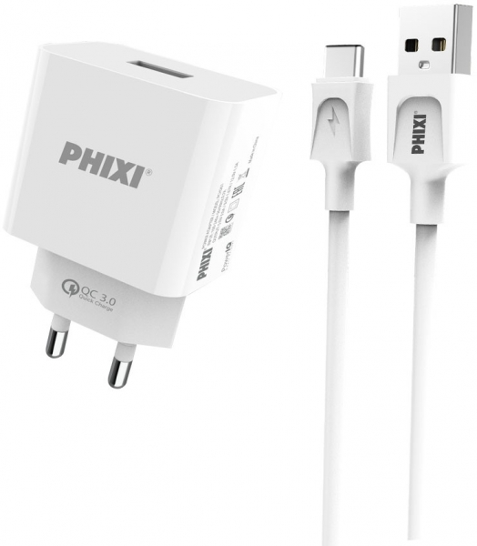 Phixi Force QCH261T Şarj Aleti (USB Type-C)