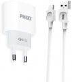 Phixi QCH271M USB Micro-B Şarj Aleti