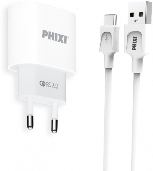 Phixi QCH271T Şarj Aleti (USB Type-C)