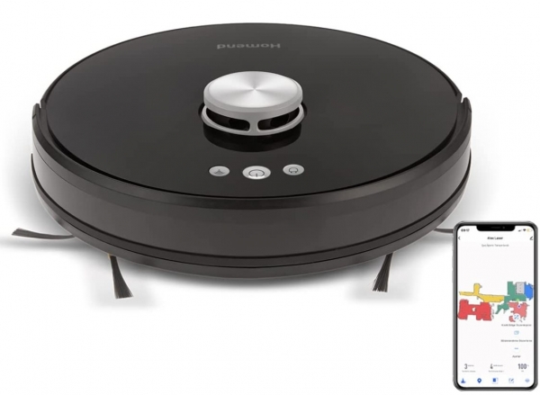 Homend Alex Laser Pro+ 1283H Robot Süpürge+Mop
