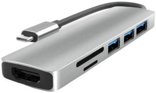 Daytona AirSky HC-13 Type-C to USB 3.0 HDMI SD TF Dönüştürücü