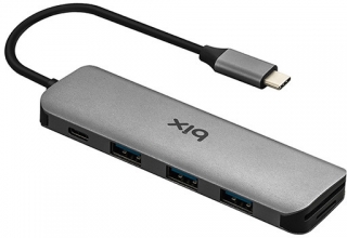 Bix BX08HB Type-C to USB 3.0 PD SD MicroSD Dönüştürücü