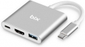 Bix BX13HB Type-C to USB 3.0 Type-C HDMI resim