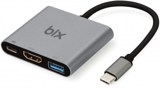 Bix BX13HB Type-C to USB 3.0 Type-C HDMI Dönüştürücü