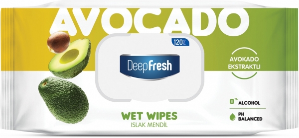 Deep Fresh Avokado Özlü Islak Mendil