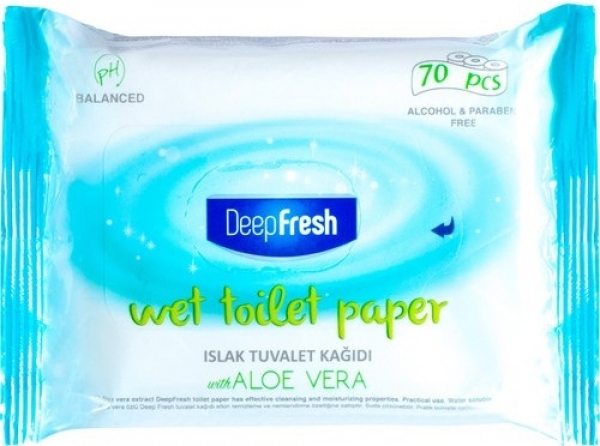 Deep Fresh Aloe Vera Islak Tuvalet Kağıdı