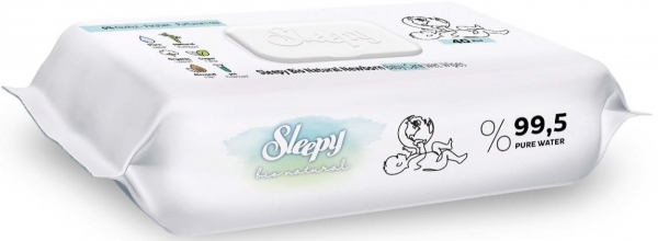 Sleepy Bio Natural Yenidoğan Islak Bebek Bakım Havlusu
