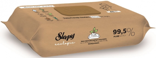 Sleepy Ecologic Yenidoğan Islak Bebek Bakım Havlusu
