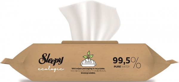 Sleepy Ecologic Yenidoğan Islak Bebek Bakım Havlusu