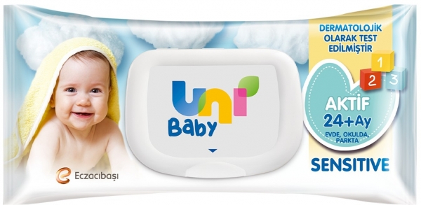 Uni Baby Aktif Sensitive Islak Mendil