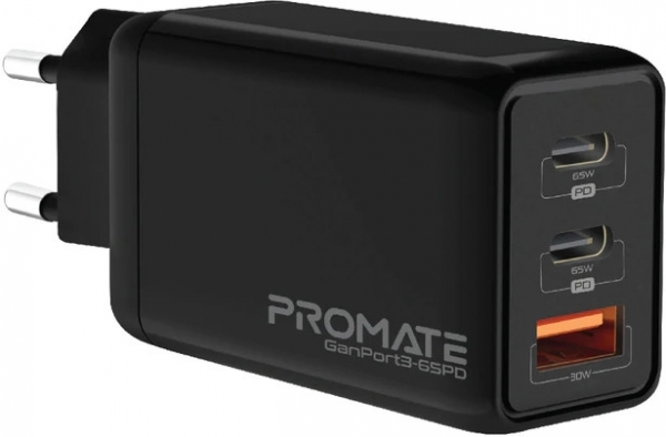 Promate GaNPort3-65PD Şarj Aleti
