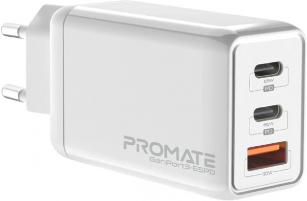 Promate GaNPort3-65PD Şarj Aleti