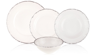 Bambum Lace Platin 24 Parça Yemek Takımı
