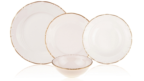 Bambum Lace Gold 24 Parça Yemek Takımı