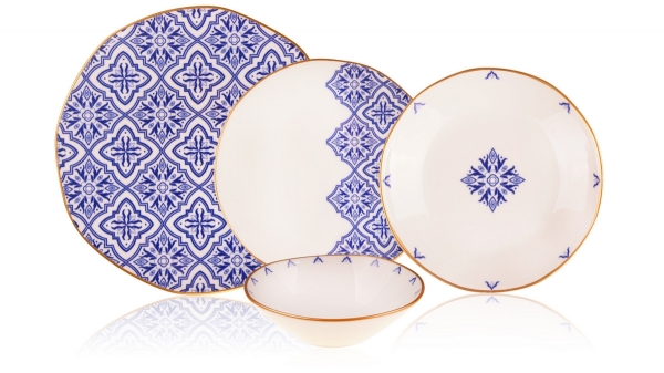 Bambum Moderna Oriental 24 Parça Yemek Takımı
