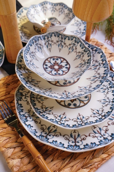 Bambum Linda 24 Parça Yemek Takımı
