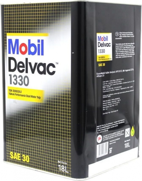 Mobil Delvac 1330 Motor Yağı (18 litre)