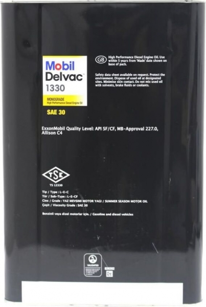 Mobil Delvac 1330 Motor Yağı (18 litre)