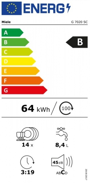 Miele G 7020 SC BRWS Bulaşık Makinesi