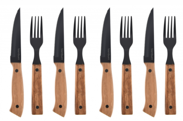 Bambum Pitera Pitera Steak 8 Parça Çatal Kaşık Bıçak Takımı