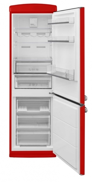 Vestel Retro NFK37201 Buzdolabı (Kırmızı)