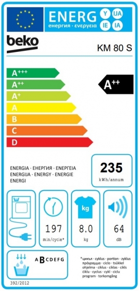 Beko KM 80 S Isı Pompalı Kurutma Makinesi