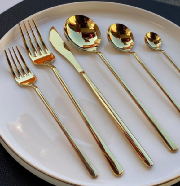 Acar Milano Gold 36 Parça Çatal Kaşık Bıçak Takımı