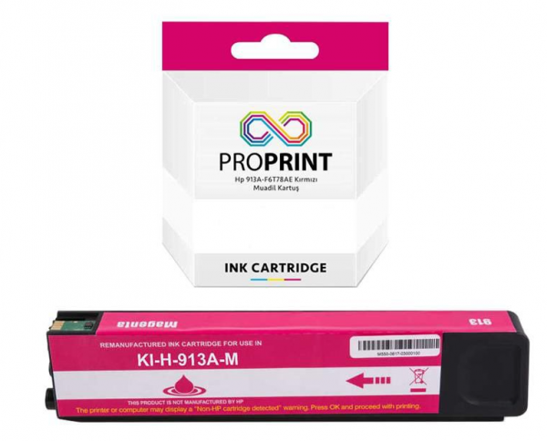 Proprint 913A Muadil Kartuş (Kırmızı)