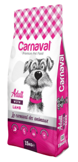 Carnaval Premium Kuzu Etli ve Pirinçli Yetişkin 15 kg Köpek Maması