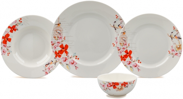 Apricot Bird S Nest 24 Parça Yemek Takımı