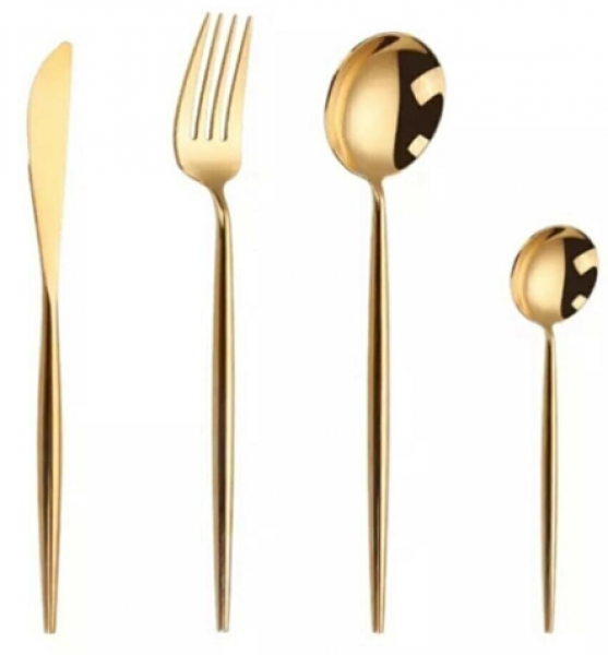 DMR Life Elit Gold 72 Parça Çatal Kaşık Bıçak Takımı
