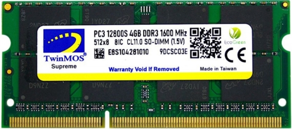 TwinMOS MDD34GB1600N 4 GB 1600 MT