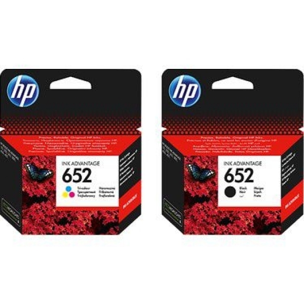HP 652 Kartuş (Siyah / Renkli)