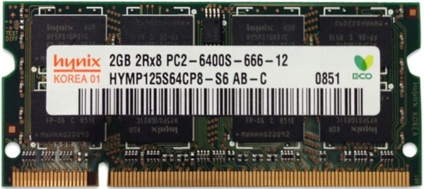 SK Hynix HYMP125S64CP8-S6 2 GB 800 MT