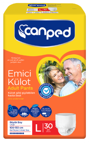 Canped Large Emici Külot 30 Adet