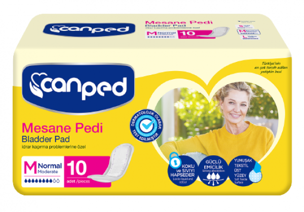 Canped Klasik Medium Mesane Pedi 10 Adet