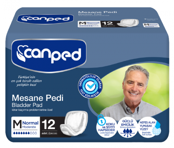 Canped Medium Mesane Pedi 12 Adet