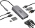 Bix BX17HB Type-C to Ethernet HDMI PD USB 3.2 MicroSD SD VGA Dönüştürücü