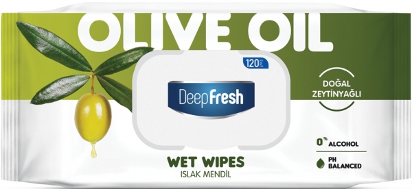 Deep Fresh Zeytinyağı Özlü Islak Mendil